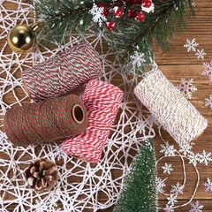 Bememo 1640 Feet Baker’s Twine Cotton Packing Rope As Picture Shown