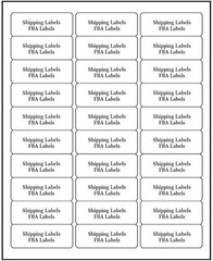 500 Sheets 1″ x 2-5/8″ Address Labels Pack of 15000