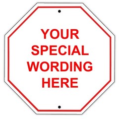 Personalized Your Own Choice Words Or Image Custom Designs Aluminum Metal Sign