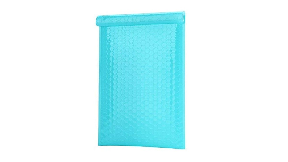ProLine Extra Wide #0 6.5×10 inches Teal Poly Bubble Mailers Padded #0,