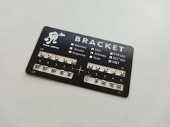 50Sets Mini MBT 022 Slot Hooks 345 Dental Orthodontics Brackets Mesh Base