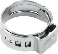 Litoexpe 50 Pcs Single Ear Hose Clamp 12.8Mm-15.3Mm, Hose Crimp Clamps Ear Crimp