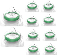 50/100/150/200Pcs Lab PES Sterile Syringe Filter 33mm Diameter 0.22μm Pore Size