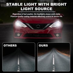 2PCS Halogen Headlight Black Housing For 2016-2018 Nissan Sentra NI2502244/3244