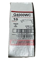 Wiremold G4000WC Plated Wire Clip 4000 (10 Units)