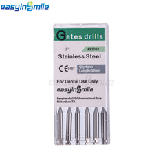 Endo Files Dental Peeso Reamers/Glidden Gates Spiral Burs Root Canal Drill 6Pcs