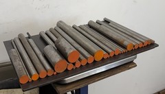 52100 Alloy Steel Round Bars – CD & HR – 31 PCS – 35.85 LBS – Machining Lot