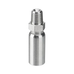 12 Pack Hydraulic Hose Fittings, 1/4″ I.D. Hose X 1/4″ NPTF Male with Protection