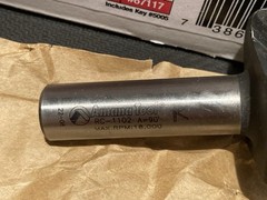 AMANA TOOL RC-1102 90° V-Groove CNC Insert Router Bit 1/2in Shank x 1-1/2in D V1