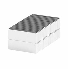 3/4 x 1/4 x 1/16 Inch Neodymium Rare Earth Bar Magnets N48 (40 Pack)
