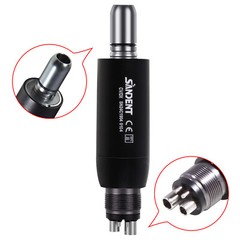 NSK Style Dental Hygiene Prophy Handpiece Air Motor 4 Hole Black ONLY SANDENT DL