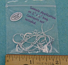 1,000 (1000) Peel Off Adhesive LABELS Oval 1/2″ x 5/16″ Marked “STERLING SILVER”