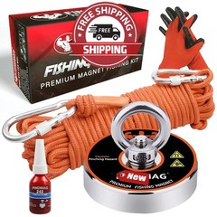 500Lb 227Kg Imanes De Pesca De Neodimio Super Potentes De Grado Magnetico