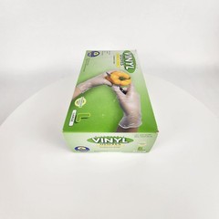Sunset Vinyl Gloves Large Powder-Free Foodservice Disposable (100-Count Box)