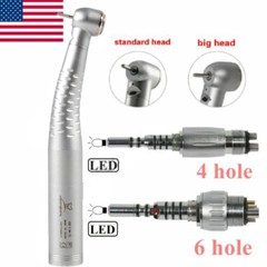 KaVo Style Dental Fiber Optic LED Turbine Handpiece / Quick Coupler 4/6 Hole st