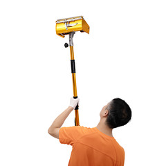 Drywall Flat Finishing Box Tool With Adjustable Rod 3.44-5.51ft For Wall Ceiling