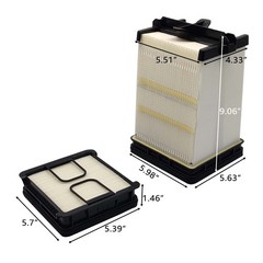Inner & Outer Air Filter Kit for Bobcat T450 T550 T590 & Skid Steer S450 S510 S5