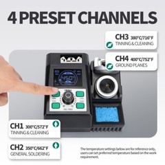 YIHUA 982 PRO Soldering Station Precision Tweezer Iron & C210 Soldering Iron Kit