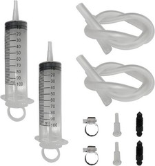 Bleed Kit, Hydraulic Disc Brake Clutch Bleeder Tool with 100ML Syri Size: 2PCS