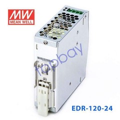 Mean Well EDR-120-24 Single Output Industrial Power Supply 120W 24V – DIN Rail