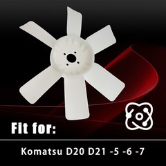 NEW Aftermarket Engine Cooling Fan 6 Blades Fit for Komatsu D20 D21 -5 -6 -7
