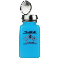 Menda 35760 Dispensing Toluene Bottle, 6 Oz., Blue