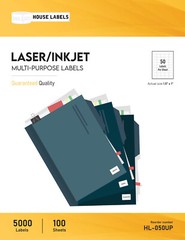 500 Sheets – 25,000 Labels 1.5″ x 1″ Fast Peel White Multipurpose Labels 50-UP