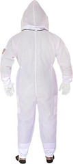 Heavyweight 3 Layer Bee Suit with Round Veil, Fencing Veil & Sting-Proof Gloves