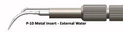 6-Pack BONART Dental Insert P-10 Universal Metal External Water Flow 25Khz