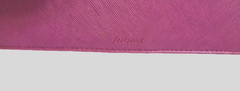 New defect FILOFAX Saffiano Compact Zip Organizer Planner wallet Raspberry PINK
