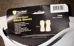 Tillman 750s Premium Elkskin Stick/MIG Welding Gloves (Small)