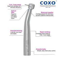 COXO Dental High Speed Fiber Optic Turbine Handpiece KaVo Multiflex LUX Coupling