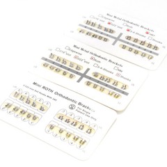 Dental Orthodontic Bracket Braces MIM Monoblock Ultrathin Roth/MBT 022/018 Hooks