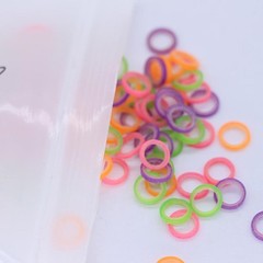 30×Dental Orthodontic Elastic Bands Multi-Color 4.5oz Fox 1/4″ 100PCS/Pack