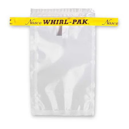 Whirl-Pak B01009 Sampling Bag, Clear, 2 Oz., 5″ L, Pk500