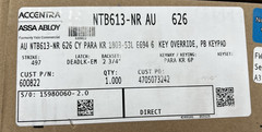 Assa Abloy Accentra NTB632-NR AU 626 Electronic, Keyless Lock, Push Button
