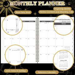 2026-2027 Monthly Planner 2 Years Monthly Calendar, Twin-Wire Spiral Bound