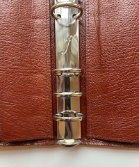 Vintage Filofax Winchester Organizer 4CL Real Calf Leather Brown Personal Size