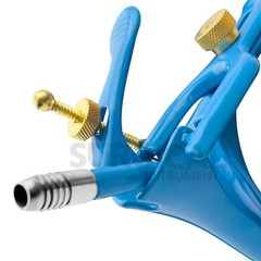 LLETZ LEEP Graves Vaginal Speculum Gynecology Surgical Medium Blue Coated German