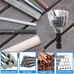 Heavy-Duty Tungsten Carbide Deburring Chamfer Tool for Metal & PVC, 1/8″-3/4″