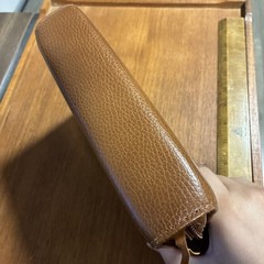 Boulder Ridge Leather Brown Binder Organizer Planner 6 Ring Zip Around Wallet A6