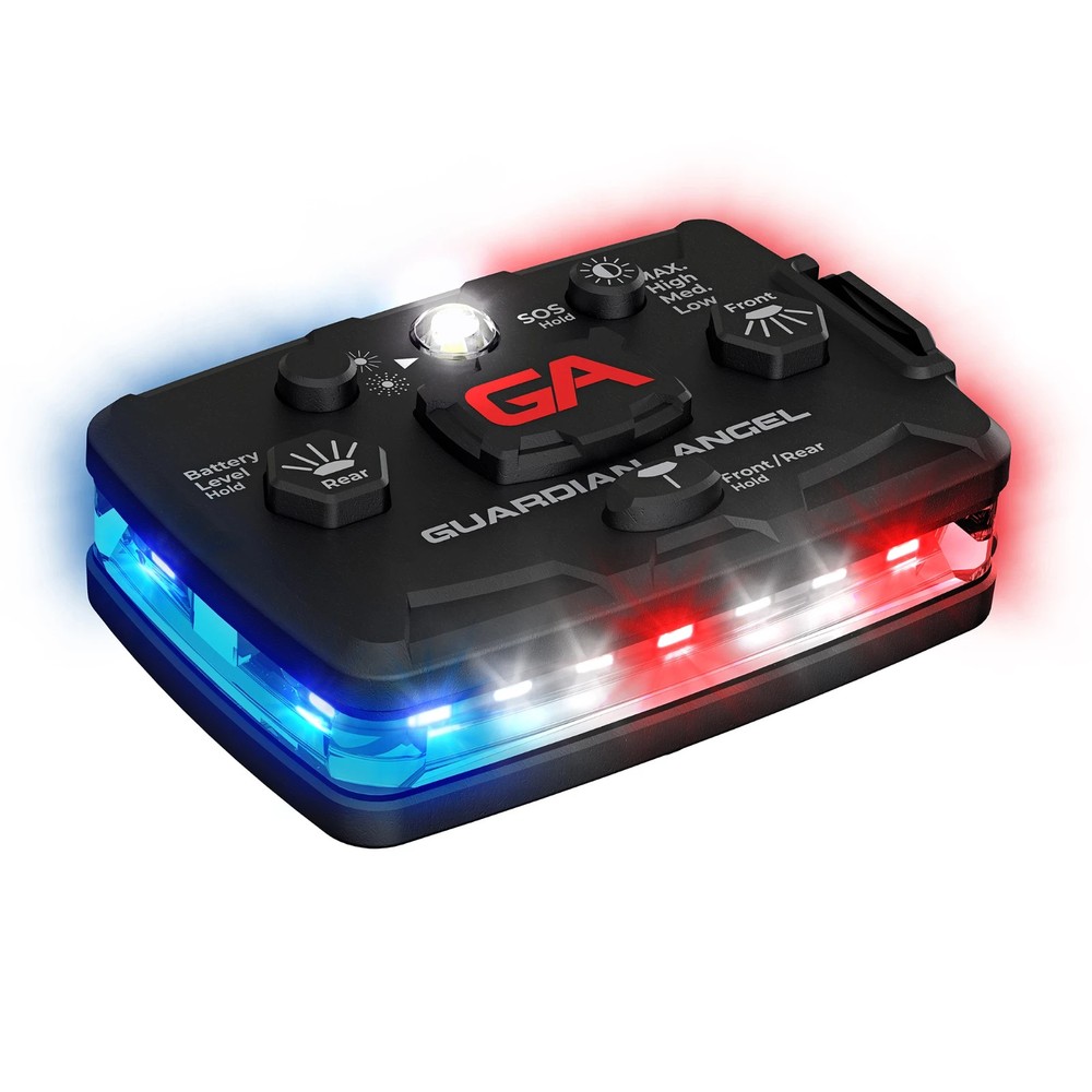 GA Elite Series Law Enforcement Wearable Safety Light – Red/Blue