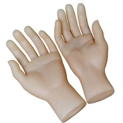 1 Pair Simulation Male Hands Model Men Mannequin Watch Jewelry Displays Prop