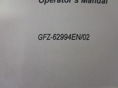 GE/FANUC GFZ-62994EN/02 BASIC OPERATION PACKAGE 1 OPERATOR’S MANUAL – FREE SHIP
