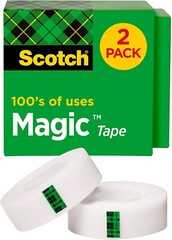 3M Scotch Magic Tape 810 2 Pack