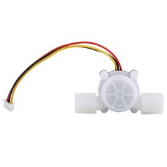 1Pcs Water Hall Effect Sensor Control Flowmeter G1/4 For Water Cooler