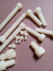 Nylon, Plastic Socket Head Allen Head Bolts 632-1/4″ Thread Packs of 10