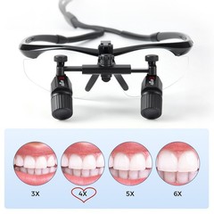4x Dental Surgical Medical Loupes Magnifier Binocular Ergo +5W LED Headlight