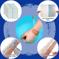 BBTO 50 Pieces Transparent Clear 8×8 Inch (Pack of 50), As Picture Shown