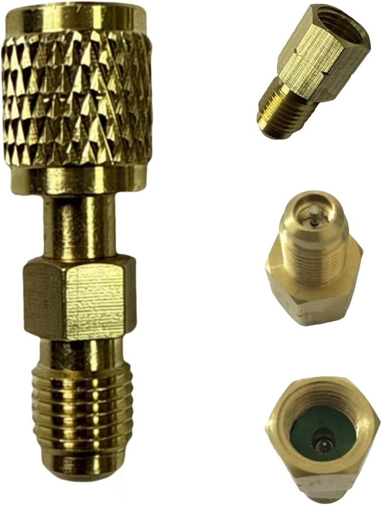 R32 R454B Refrigerant Adapter 1/4″ Female, 1/4″ Male For R32/R454B Split System